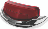 Kuryakyn Tracer Rear Fender Tip Light with Chrome Finish and Red Lens for Harley Davidson Ultra Classic and Road Glide Models