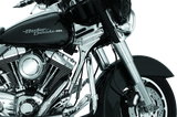 Kuryakyn Deluxe Neck Covers for 1995-2007 Harley Davidson Touring Models Chrome Part 7866