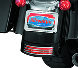 Kuryakyn Rear Fender Accents for Harley Davidson FLHX and FLTRX Models - Chrome Part Number 7797