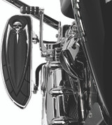 Kuryakyn Floorboard Relocator Brackets for Harley-Davidson Touring Models 1997-2016 - Chrome
