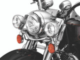 Kuryakyn 2182 Headlight Visor for 7-inch Harley-Davidson Headlights