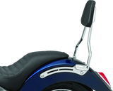 Kuryakyn Sissy Bar for Indian Scout Chrome - Durable All-Steel Construction with Cushioned Backrest