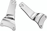 Kuryakyn Fixed Mounts for Multi-Purpose Backrest Chrome - Durable Steel Mounts for Harley Davidson Touring Models