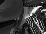 Kuryakyn Saddle Shields Heat Deflectors 97-07 Touring Smoke for Harley Davidson