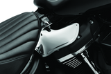 Kuryakyn Saddle Shields Heat Deflectors for 2018 Harley Davidson Softail Models - Smoke