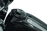 Kuryakyn Easy Fill Fuel Door Black – Stylish and Easy to Access Fuel Cap Cover for Powersports Vehicles