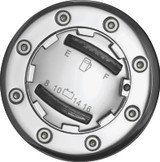 Kuryakyn Informer LED Fuel & Battery Gauge Chrome for Harley Davidson Road King Models