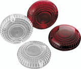 Kuryakyn Replacement Turn Signal Lenses for Yamaha Road Star and Royal Star Models - Clear or Red