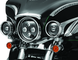 Kuryakyn Orbit 4-1/2 inch Passing Lamps with High-Output LEDs - Black