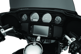 Kuryakyn Switch Panel Accent for 2014-2016 Harley Davidson Touring Models - Gloss Black Part Number 7278