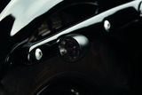 Kuryakyn Bullet 1000 White/Amber Clear Lens Satin Black Motorcycle Marker Lights - Part 2555