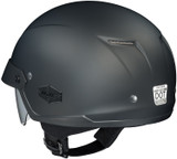 HJC IS-Cruiser RT Flat Black XLG Half Helmet for Motorcycles