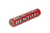 Renthal SX Pad 10-Inch Red and White Retro Motorcycle Handlebar Pad (Part Number: P352)