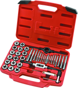 BikeMaster 40-Piece Metric Tap and Die Wrench Set – Precision Threading for Powersports Repairs