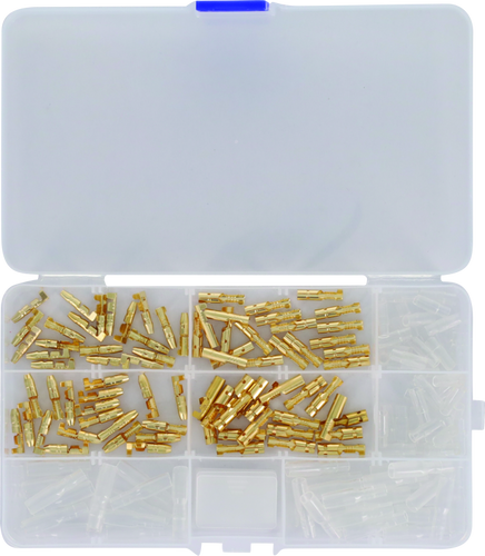 BikeMaster Bullet Style Terminal Kit with Silicone Covers, Part Number 152493