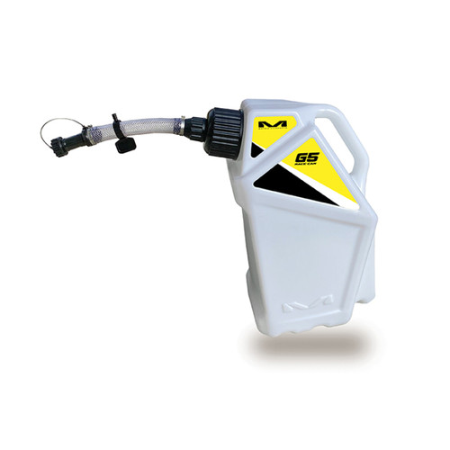 Matrix Concepts M5 Utility Can - Yellow with Extended Spout and Handle for Powersports