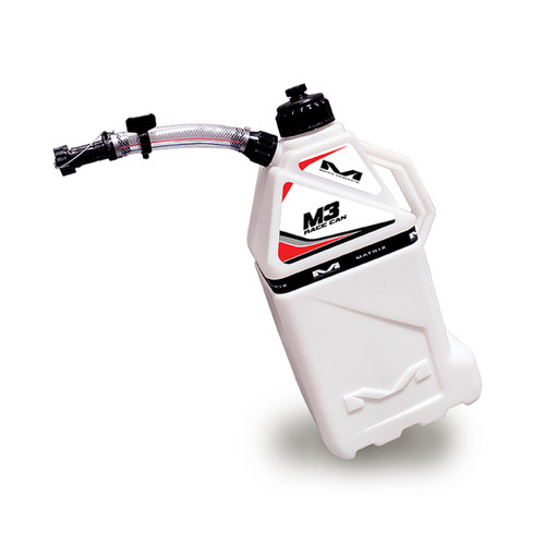 Matrix Concepts M4 0.4 Gallon Utility Can for Powersports - Durable HDPE Construction with Handle and Extendable Spout