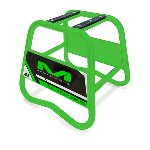 Matrix Concepts A1 Aluminum Stand - Green for Powersports Vehicles
