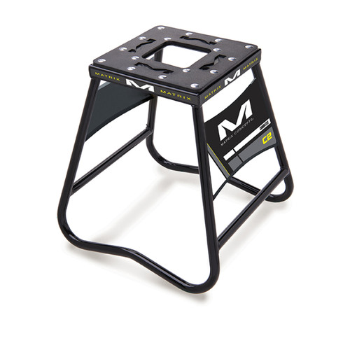 Matrix Concepts C2 Steel Stand with Nameplate - Black for Powersports