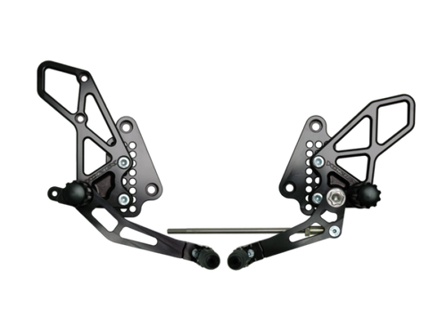 Vortex Racing Rear Set for Suzuki GSX-R1300 R Hayabusa (1999-2008) - Black