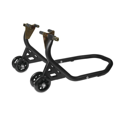 Vortex Racing Front Stand Fork Lift - Heavy-Duty Motorcycle Race Stand with 4.25-inch Quad Wheels