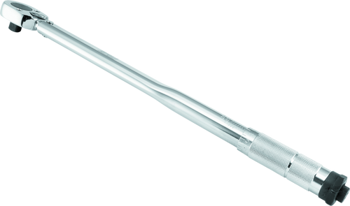 BikeMaster 1/2 inch Adjustable Micrometer Torque Wrench - Precise Torque Setting for Powersports Maintenance