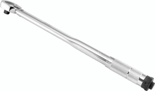 BikeMaster 1/2 inch Adjustable Micrometer Torque Wrench - Precise Torque Setting for Powersports Maintenance