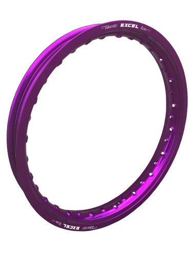 Excel Takasago 21x1.60 Motorcycle Rim in Purple — Durable Alloy Wheel for Powersports