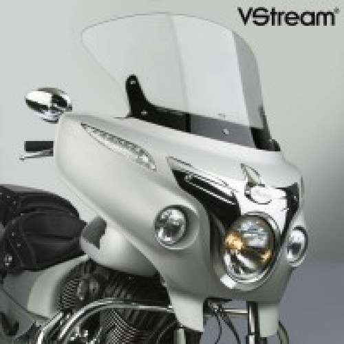 National Cycle VStream Tall Windshield for Indian Chieftain and Roadmaster - Clear