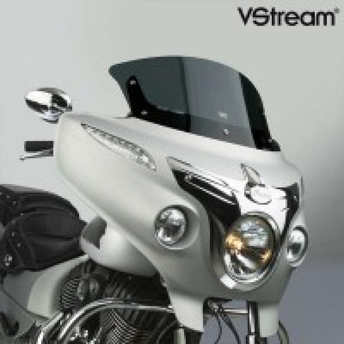 National Cycle VStream Low Windshield for Indian Chieftain, Roadmaster & Chieftain Classic - Tinted, Part N20703