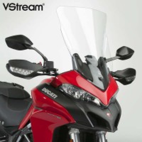 National Cycle N20505 V Stream Tall Windshield for Ducati Multistrada 937/950/950S/1200/1260 – Clear