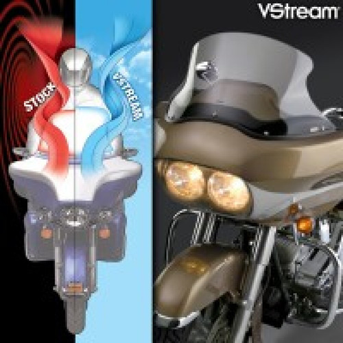 National Cycle N20425 VStream RoadGlide Ultra Windshield - Tint for Harley Davidson FLTR/FLTRU/FLTRUSE Models