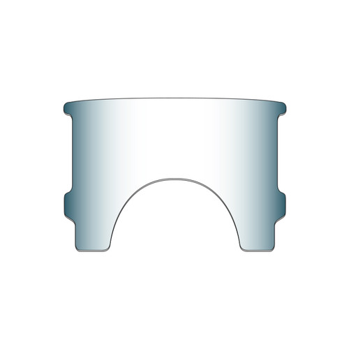National Cycle Harley-Davidson FLST/FX Replacement Clear Window Part 23020