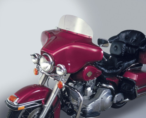 National Cycle 69-85 Harley-Davidson FLH 4/5 Speed Windshield with Chopped Fairing, 7 Inch Tinted