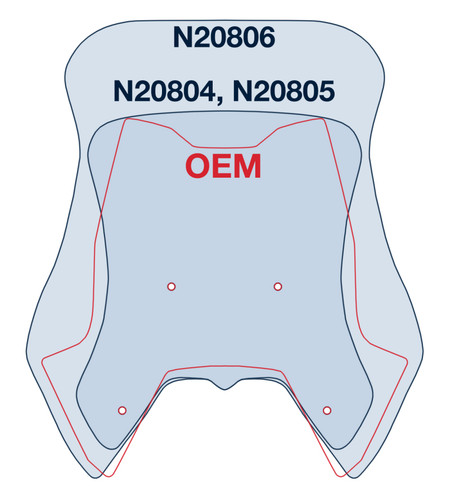 National Cycle N20804 VStream Low Windshield for KTM 1290 Super Duke GT (2017-2018), Dark Tint