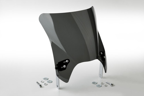 National Cycle Mohawk Windshield with Chrome Hardware and Dark Tint - Part N2844-001