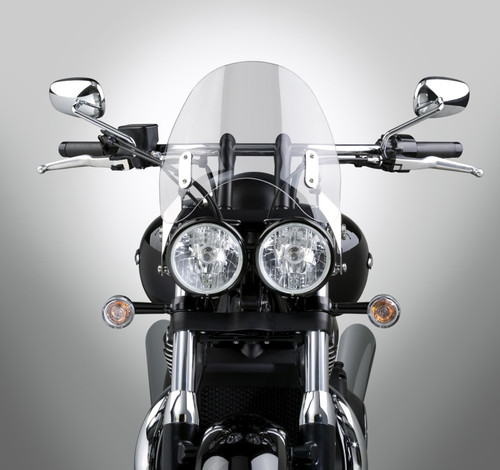 National Cycle SwitchBlade Windshield Deflector for Honda and Triumph, Clear - Part N21903