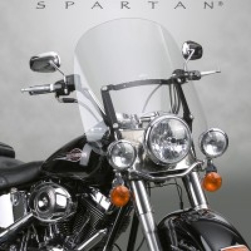 National Cycle Spartan Windshield for Harley-Davidson FX Softail, 19 inches, Clear - Part N21200
