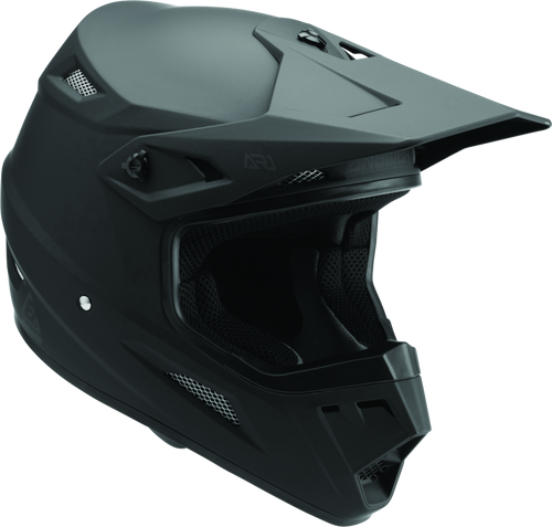 Answer AR1 Solid Helmet Matte Black Youth Large – DOT and ECE Safety Certified Powersports Helmet