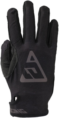 Answer Ascent Gloves Black/Grey Medium - Lightweight Powersports Glove with Superior Comfort and Grip