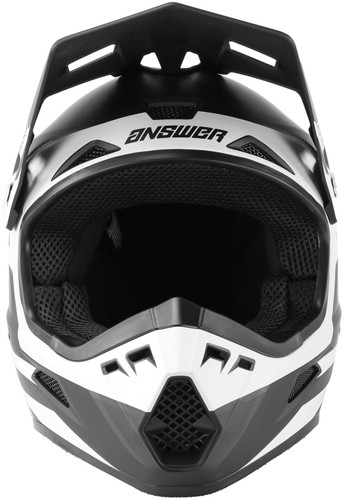 Answer AR1 Sweep Helmet Black/White – Medium – Meets ECE 22-05/06 and D.O.T. Standards