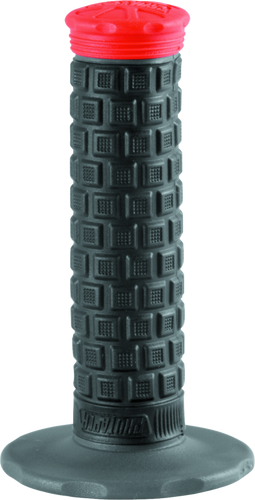 ProTaper Pillow Top Lite Grips - Gray/Black/Red for Off-Road Power Sports