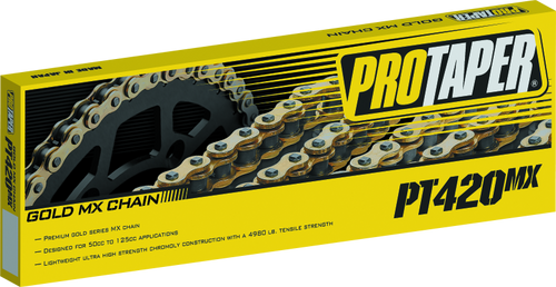 ProTaper 420MX 134L Gold Series Motocross Chain for 50-125cc Engines