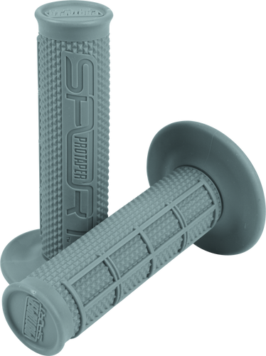 ProTaper Sport 1/2 Waffle Grips - Grey for Powersports Vehicles