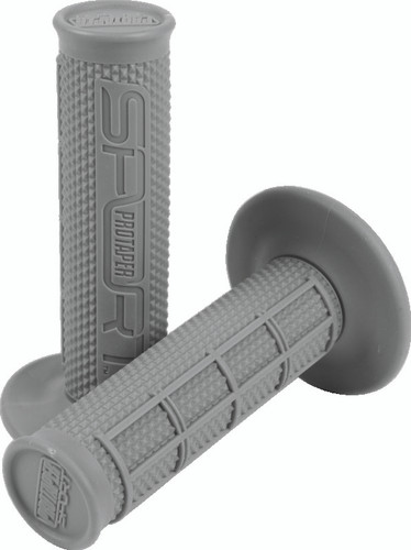 ProTaper Sport 1/2 Waffle Grips - Grey for Powersports Vehicles