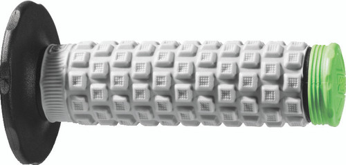 ProTaper Pillow Top Grips - Black/Gray/Green | Off-Road Grip with Vibration Dampening and Superior Traction