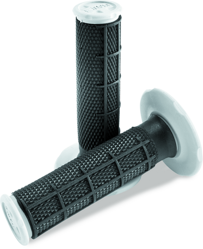 ProTaper 1/2 Waffle Grips - Dual Density Black for Powersports Vehicles