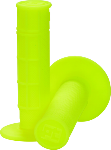 ProTaper 1/2 Waffle Grips - Neon Yellow for Enhanced Control and Style