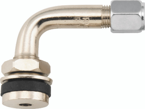 BikeMaster Valve Stem 90 Degree Chrome - High-Quality 10mm Diameter Replacement