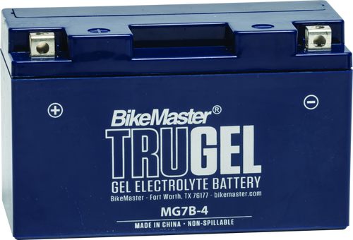 BikeMaster TruGel Battery MG7B-4 for Yamaha YFZ450 & Can-Am DS 450 X